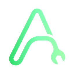 Logotipo de AutomatIQ Repair: la A rematada con una llave